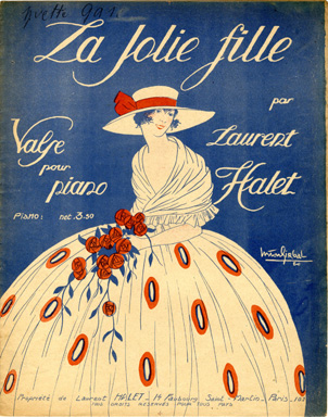Browse art deco sheet music covers in the category 'Figurative' - page 85